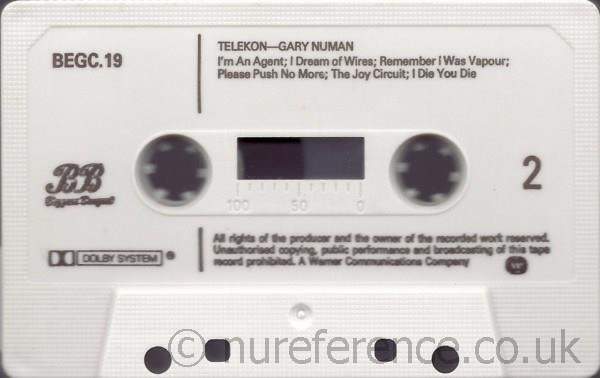 BEGC 19 Reissue B Side Label.